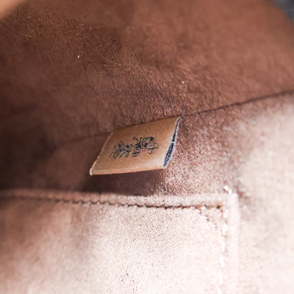 Coach Kleo Signature Khaki canvas Crossbody with Suede and Pebble Leather C5692 - Picture 11 of 16